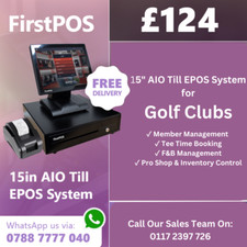 15" All in One POS EPOS Cash